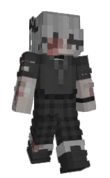 Auxss's Minecraft skin wearing the Aurora cape