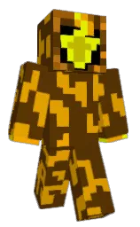 saddle brown and yellow sea Minecraft skin — Classic model