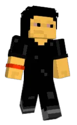 black and texas rose Minecraft skin — Classic model