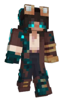 Front of Doggertie's skin