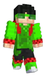 harlequin and shark Minecraft skin — Classic model