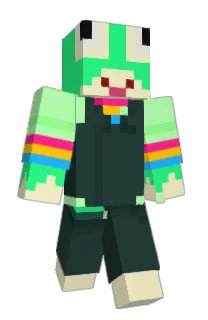 Front of Froglime's skin