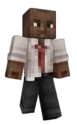 silver rust and english walnut Minecraft skin — Classic model — first worn by Yhouth