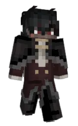 black and gondola Minecraft skin — Slim model
