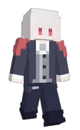 gun powder and hint of red Minecraft skin — Slim model