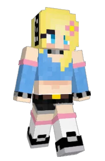 Front of ManaRoll's skin