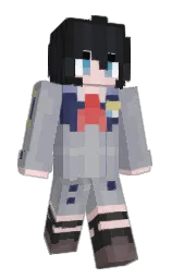 VeniceJ's Minecraft skin wearing the Pan cape