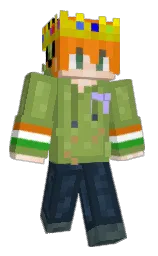 MommyHaiL's Minecraft skin wearing the Menace cape