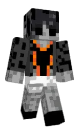 black and mine shaft Minecraft skin — Classic model