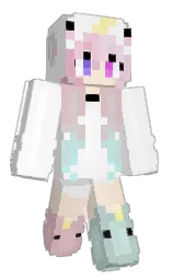 RUNdesu's Minecraft skin wearing the Migrator cape