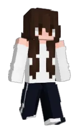 ItzSlowPvP's Minecraft skin wearing the Purple Heart cape