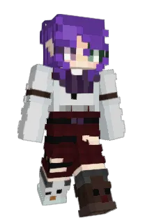 Front of Amisuie's skin