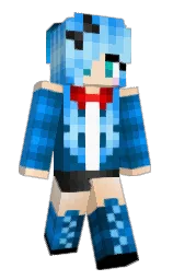 dodger blue and orient Minecraft skin — Slim model