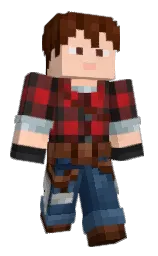 cioccolato and blue zodiac Minecraft skin — Classic model — first worn by ZethrusTV