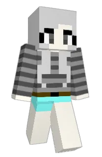 Front of Hxout's skin