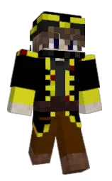 black and mine shaft Minecraft skin — Classic model — first worn by CanineJoe