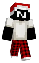 black and guardsman red Minecraft skin — Classic model