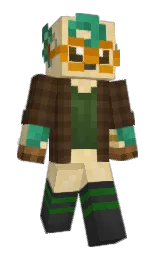 stachoru's Minecraft skin wearing the Aurora cape