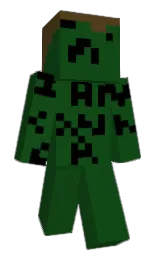 parsley and metallic bronze Minecraft skin — Classic model