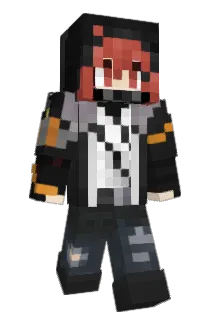 backcloud Minecraft avatar full body