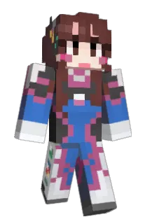 backsil Minecraft avatar full body