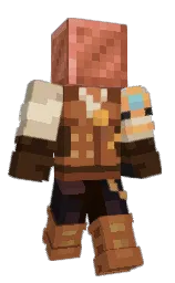 brown derby and mule fawn Minecraft skin — Classic model — first worn by Deniz253