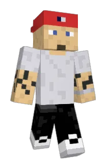 badroom Minecraft avatar full body