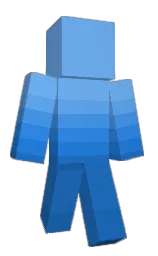 cornflower blue and denim Minecraft skin — Classic model