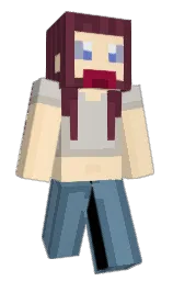 qeverly's Minecraft skin wearing the Migrator cape
