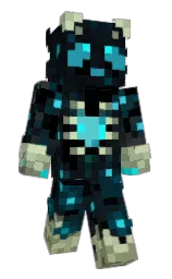 bunker and black Minecraft skin — Slim model — first worn by Therea1panda