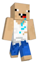 gold sand and black Minecraft skin — Classic model — first worn by JonasHD1870