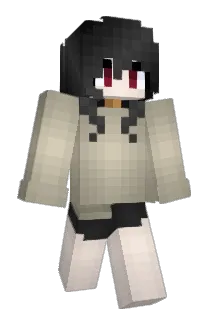 baixinha Minecraft avatar full body