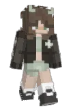 bakabarbie Minecraft avatar full body