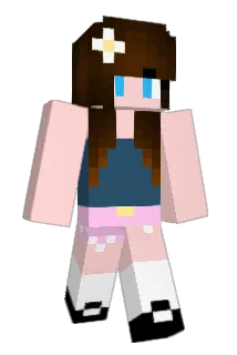 banana_cherry Minecraft avatar full body