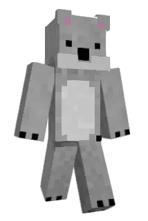 banded Minecraft avatar full body