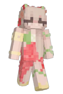 barrista Minecraft avatar full body