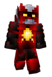 baying Minecraft avatar full body