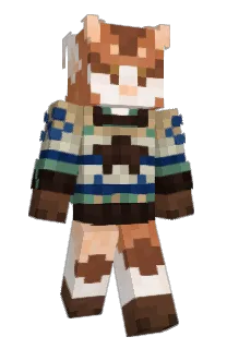 Front of baikii's skin