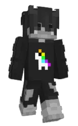 oVrq's Minecraft skin wearing the Aurora cape