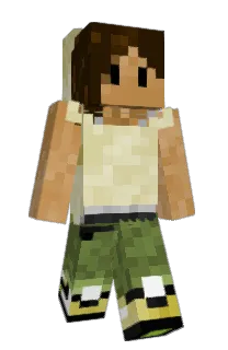 Front of HapHat's skin