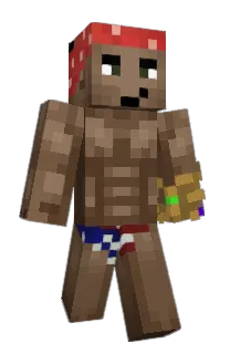 Front of ZewZack's skin