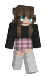 lunartara's Minecraft skin wearing the Aurora cape