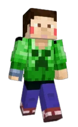 Robomex's Minecraft skin wearing the Migrator cape