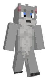dusty gray and nobel Minecraft skin — Classic model — first worn by bwjr2
