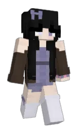 cod gray and albescent white Minecraft skin — Slim model