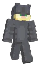 mid gray and emperor Minecraft skin — Classic model — first worn by MYCATNINJA