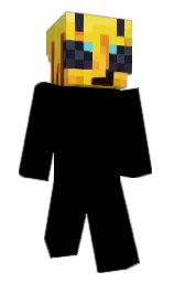 carrot orange and fire Minecraft skin — Classic model — first worn by KubinoSK