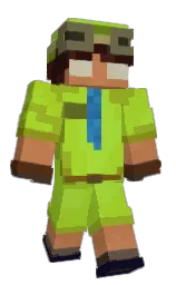 black and conifer Minecraft skin — Classic model — first worn by idkanymore3377