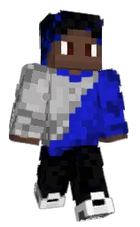 persian blue and nobel Minecraft skin — Classic model — first worn by Hero1319