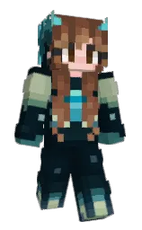 black pearl and firefly Minecraft skin — Slim model — first worn by Chimni